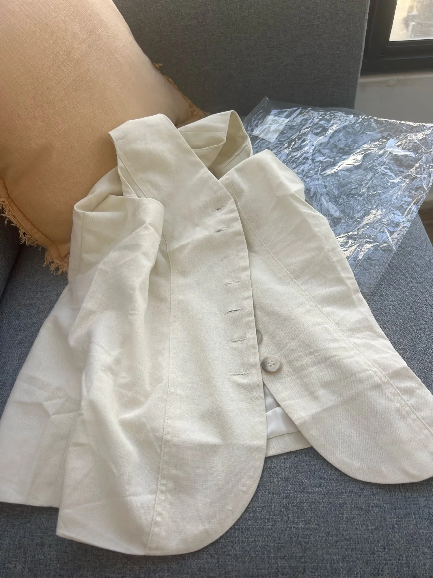 Luxe Cotton Linen V-Neck Tank & Shorts Set - Summer Ready photo review