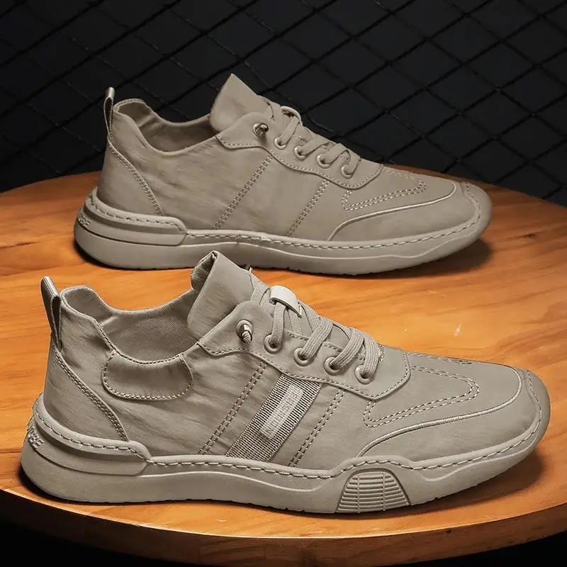 

2023 Spring New Old Beijing Cloth Shoes for Men Comfort Waiver Lazy Casual Shoes Breathable Work Canvas Shoes for Men