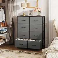 HEFPTURE 8-Drawer Storage Cabinet – Spacious Fabric Organizer with Durable Steel Frame, Ideal for Bedroom, Closet, or Office 1