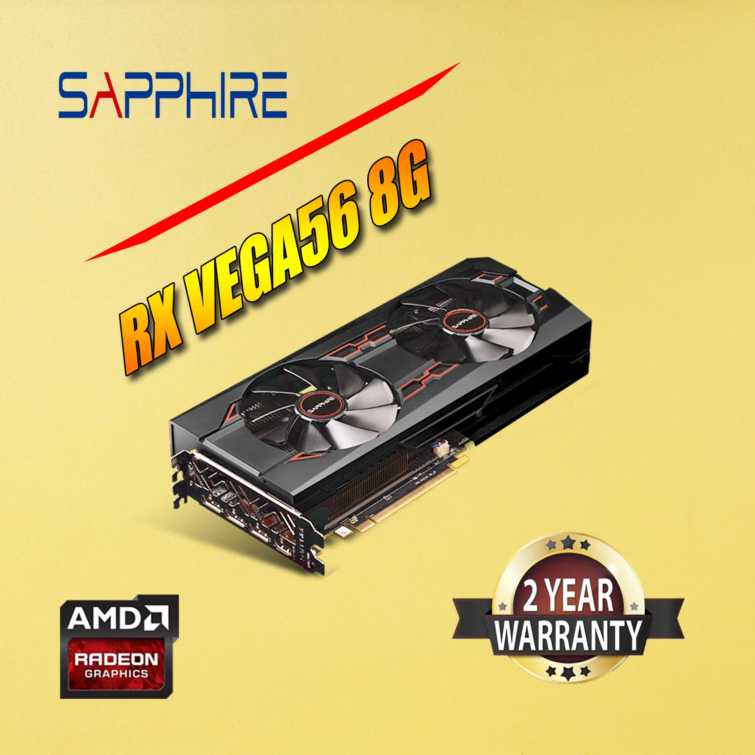 Used Sapphire Amd Readon Rx Vega56 Nitro 8g Rx Vega 64 8g 14nm 4096bit