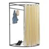 Fitting Room, Fitting Room with Curtain, Dressing Room for Clothing Store Iron Pipe, Fabric, and Painting Process For Boutiques 1