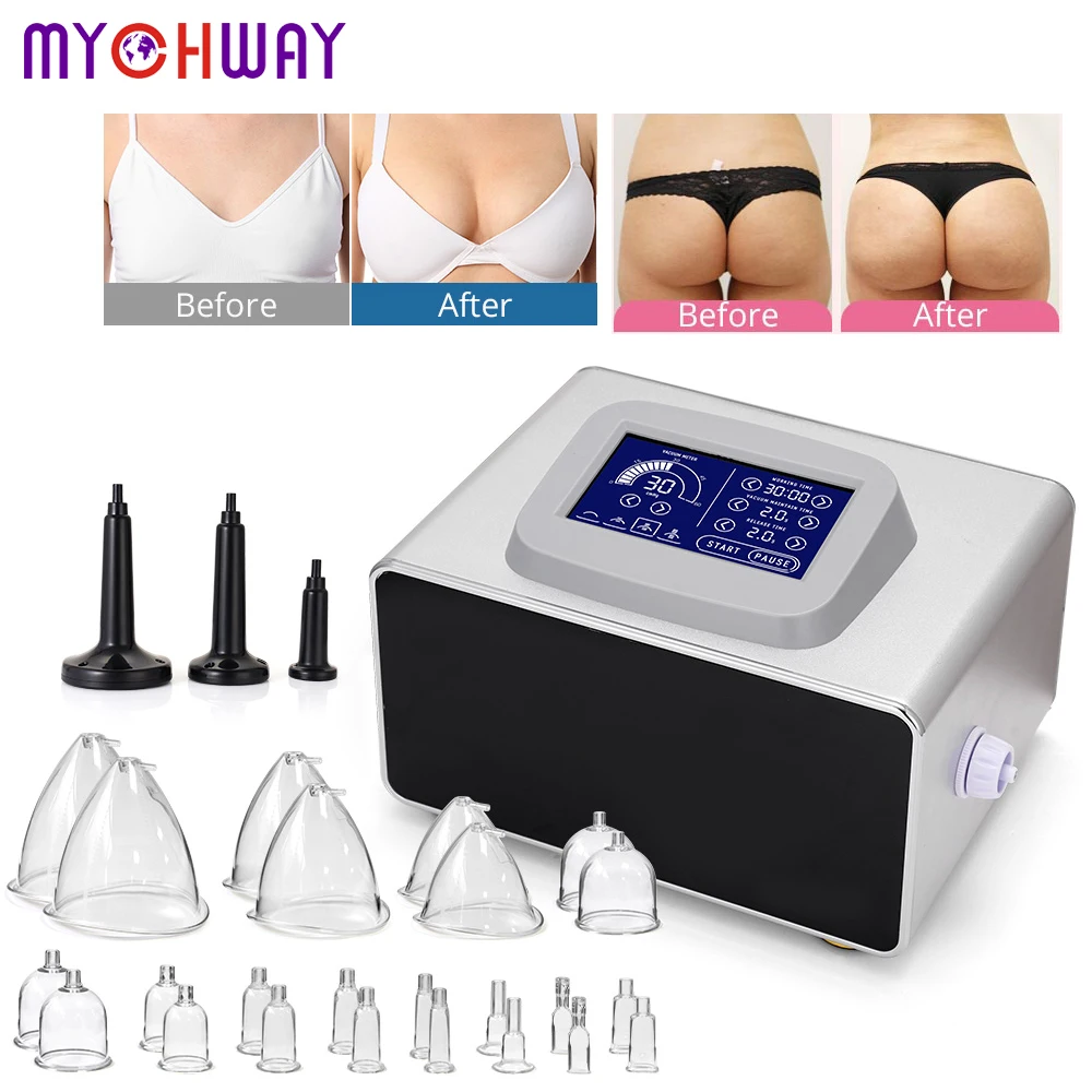 Vacuum Therapy Butt Lift Breast Enlargement Machine Lymph Detox Cupping  Massage Slimming Skin Care Body Shaping Equipment