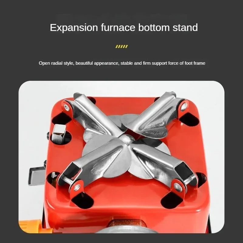 Outdoor Portable Folding Gas Stove Mini Square For Camping Cooking Travel Hiking