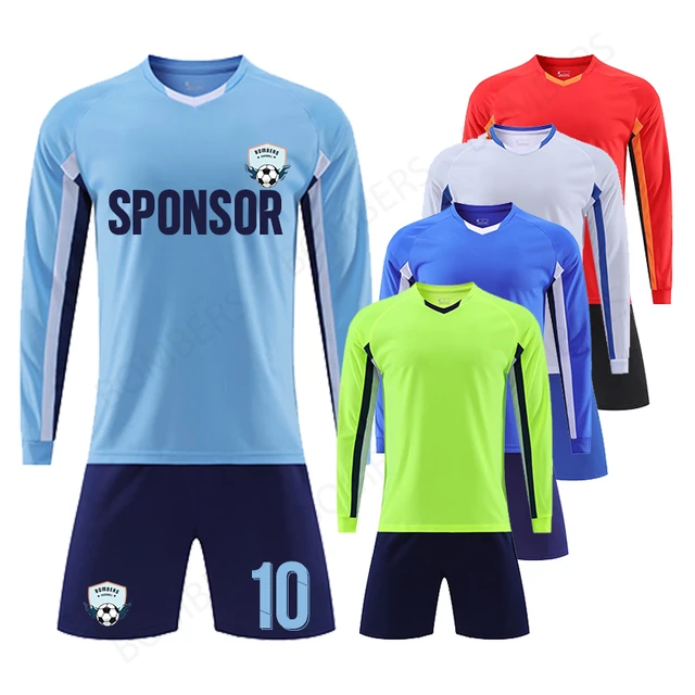 New Arrival Adult Soccer Goalkeeper Shirt Protective Sponge Long Sleeve  Training Goalkeeper Jersey Football Shirt High Quality - Soccer Jerseys -  AliExpress