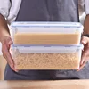 Plastic Bread Storage Box Airtight Food Storage Container Sandwich Bread Keeper with Lid Loaf Bread Container Kitchen Organizer 4
