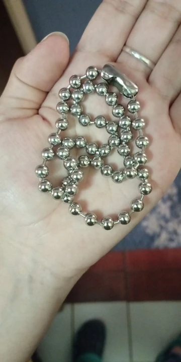 4mm/6mm/8mm Stainless Steel Bead Chain big Ball punk Necklace Women Choker  Long (35cm-90cm) ball Necklaces For Men/women - AliExpress
