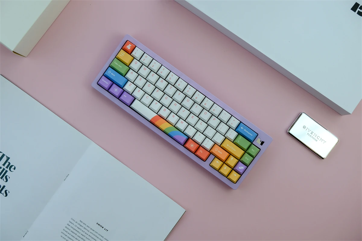 pbt tintura sublimação teclado mecânico para mx switch com mudança 1.75u
