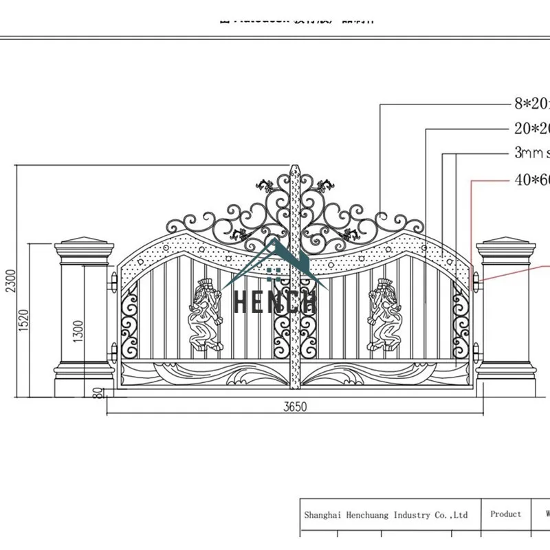 Fancy Driveway Wrought Iron Gates Design For Home China Manufacturers Suppliers 4