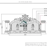 Villa Driveway Wrought Iron Gates Design For Home China Manufacturers Suppliers 2