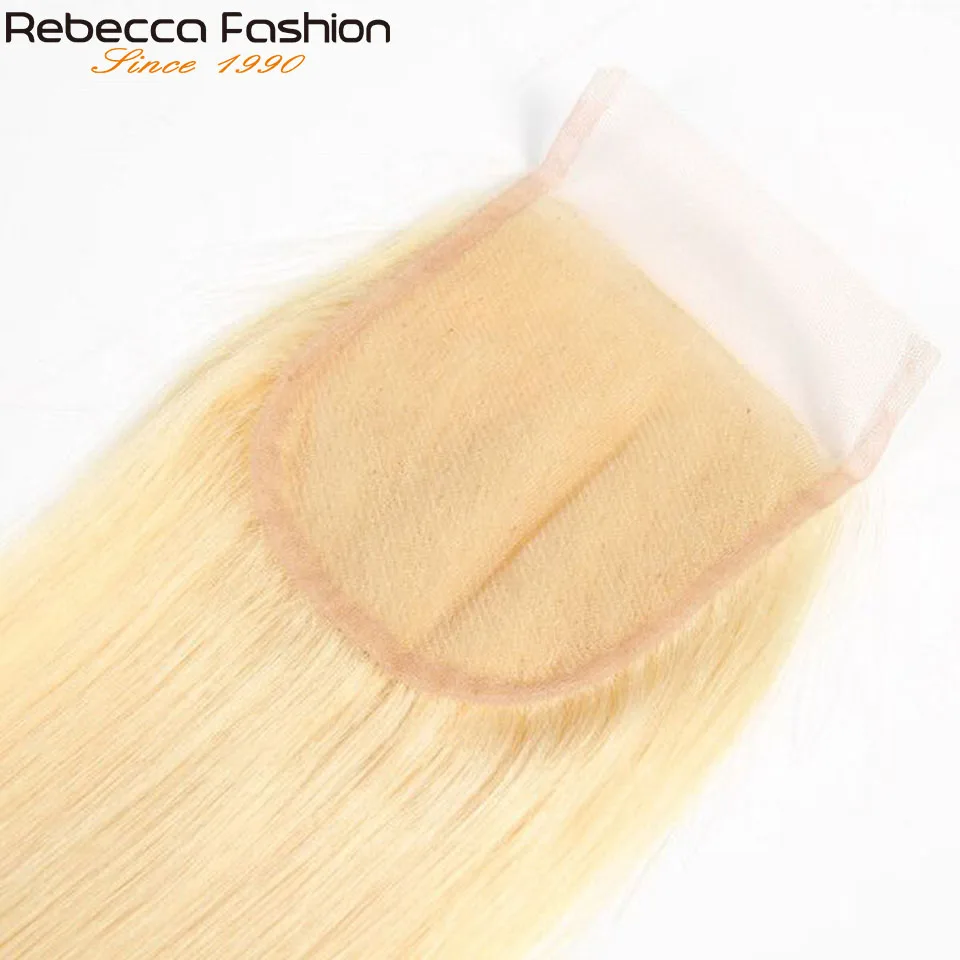 613 Blonde Straight 4x4 Top Lace Closure Human Hair Closure Brazilian Lace human hair closure human hair lace product