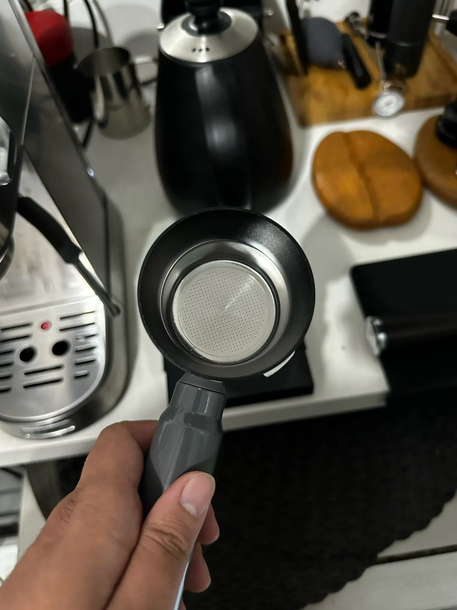 MHW-3BOMBER Filtro Dosificador Y Funnel Para Espresso 58mm | Kit Completo Para Preparación De Café Profesional