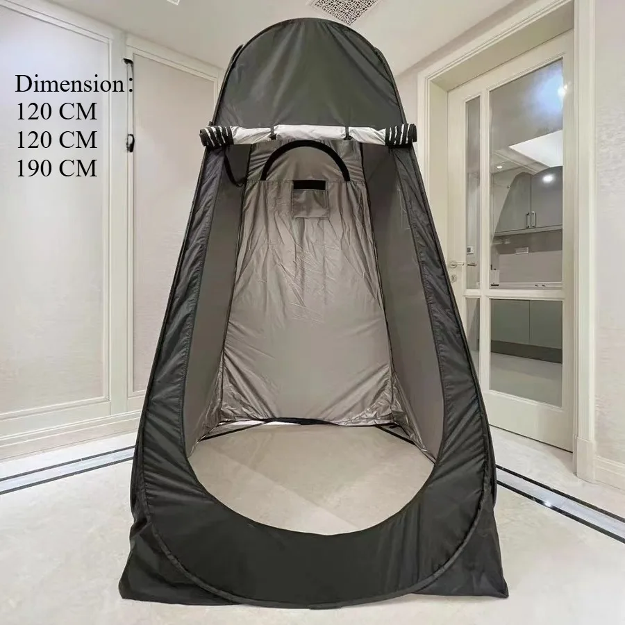 Privacy Tent with Reinforced Frame Portable Camping Shower Tent Full Coverage Camping Toilet Changing Room for Outdoor Use