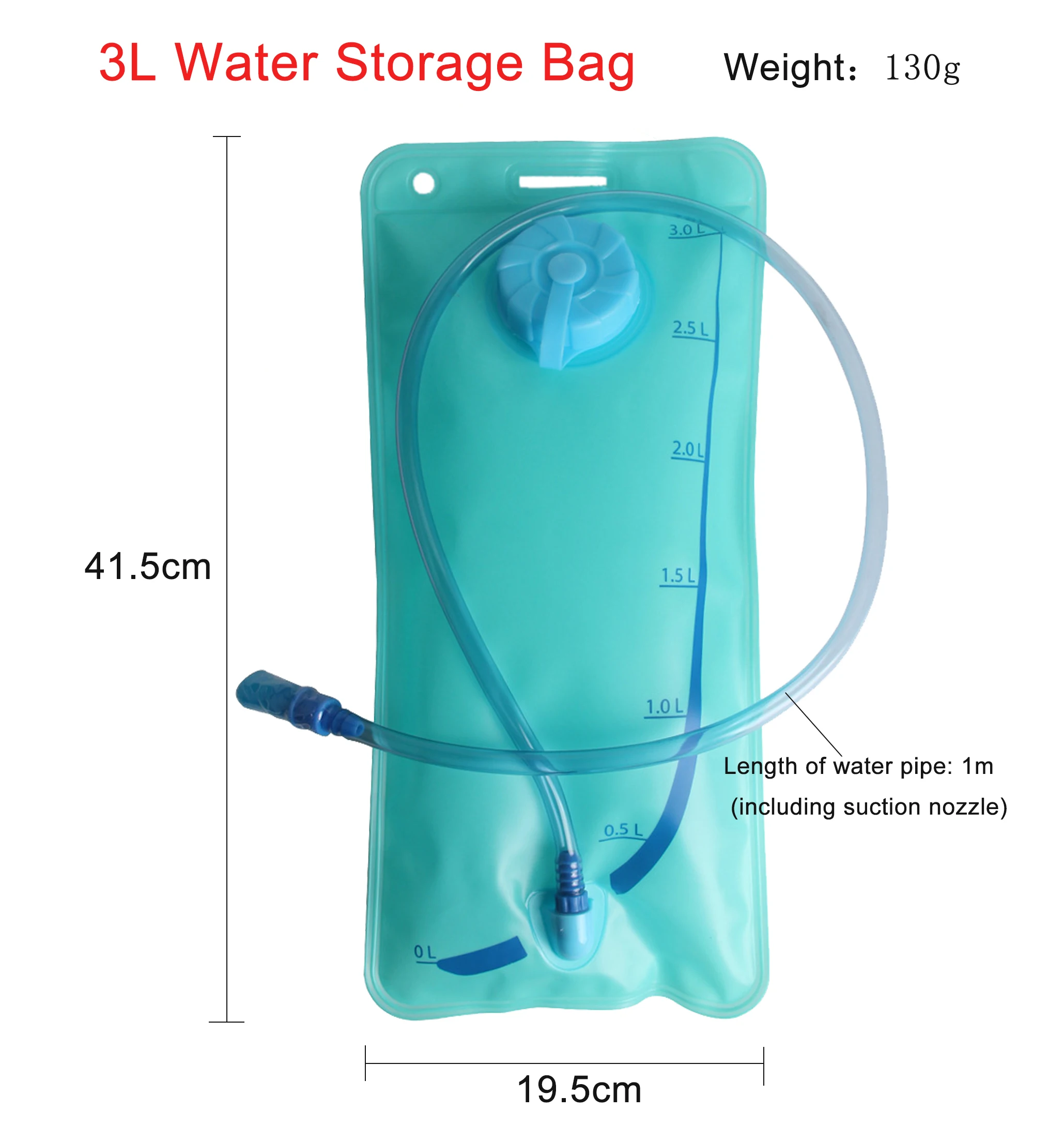 Description Picture 6 of item2L/3L Outdoor Camping Water Bag Sport Bottles Hiking Reservoir Water Bladder Pack Camping Shower Hydration Backpack Camel Bag
