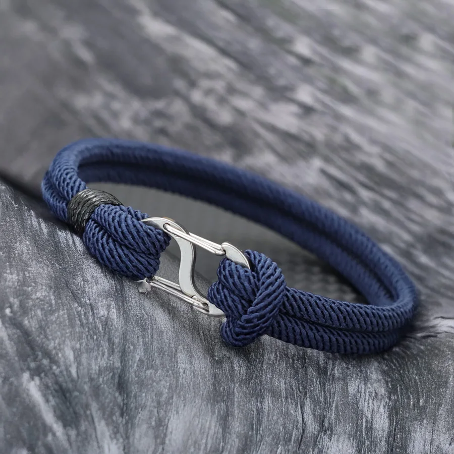 Mode Seil Armband Männer 6 Farben S Schnalle Outdoor Survival Rettungs Armband Freizeit Vielseitiges Zubehör Pulseria Hombre Joias – Detail 4