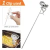KT Thermo-Deep Fry Candy Thermometer with Stainless Steel Dial, Meat Cooking Thermometer, 12 "Probe, 2.5" 4