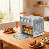Air Fryer Toaster Oven Combo, 16.9QT Oven Countertop 5 Functions in 1 6