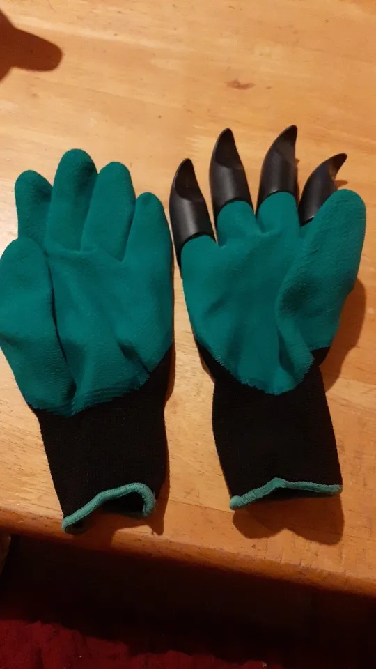 Claw Gloves Garden Gloves ABS Plastic Rubber photo review