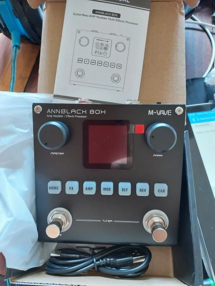 M-VAVE Ann Blach Box Effect Pedals Guitar / Bass AMP Modeler Multi