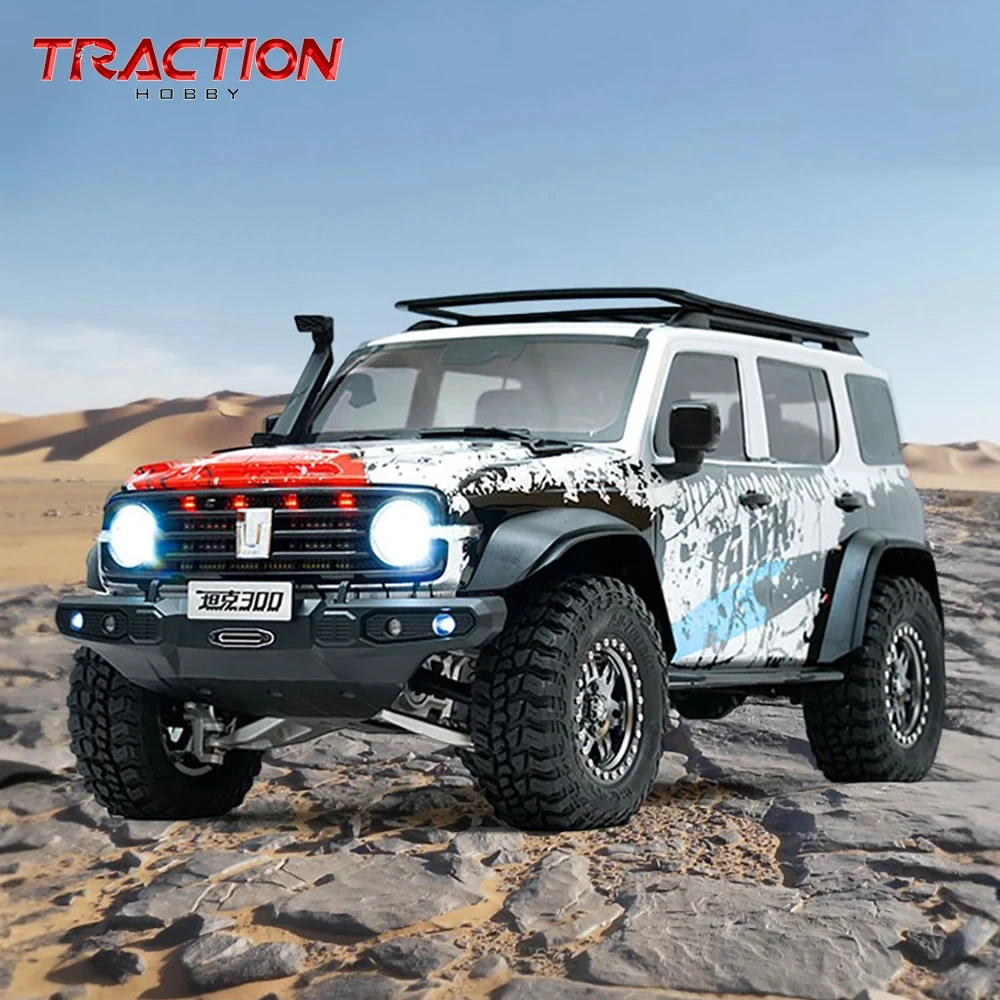 TRACTION HOBBY 1/8スケール TANK300【赤】RTR New Traction Hobby KM Tank300 V2 4WD RTR 1/8 Crawler Cars
