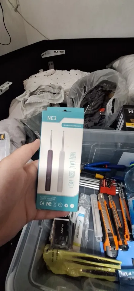 Smart Visual Ear Cleaner HD Ear Sticks Otoscope USB C Charging Endoscope Wax Removal Tool Earpick MIni Camera Health Care Set photo review