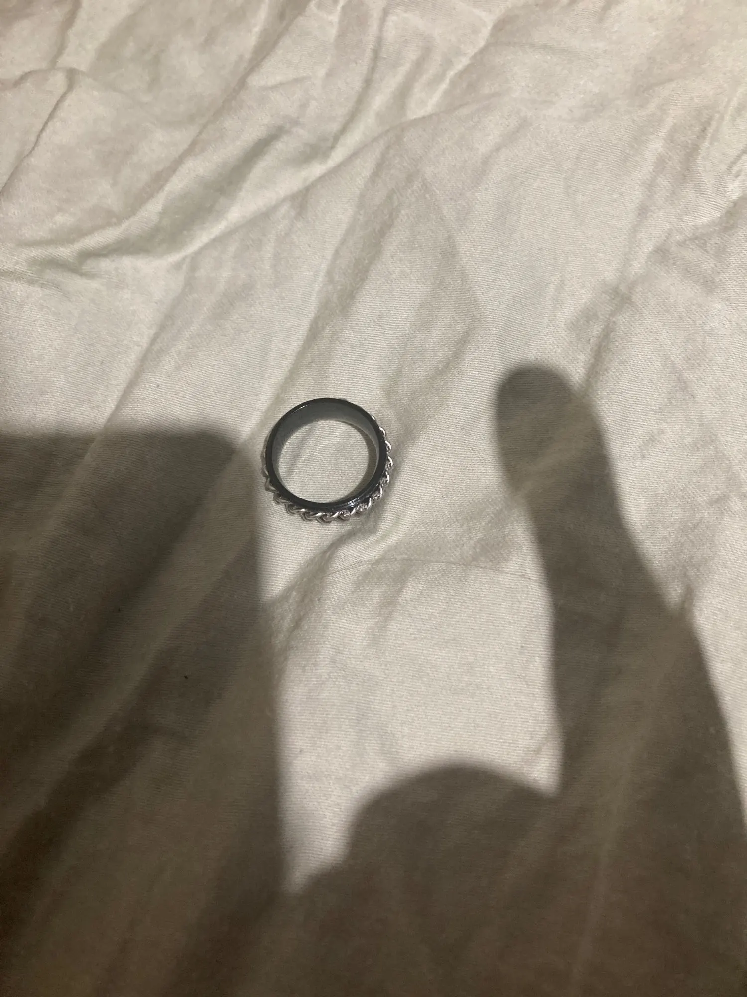 Rostfritt stål roterbar parring högkvalitativ spinnerkedja roterbara ringar för kvinnor man punk smycken festgåva photo review