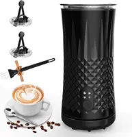 4 in 1 Electric Milk Frother And Steamer  240ml Electric Hot And Cold Milk Frother For Coffee Cappuccino Automatic Milk Frother 1