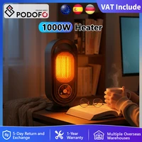 Podofo 1000 Вт портативный тепловентилятор мини электрический обогреватель комнатный обогреватель домашний офис настольные обогреватели теплее машина для зимы