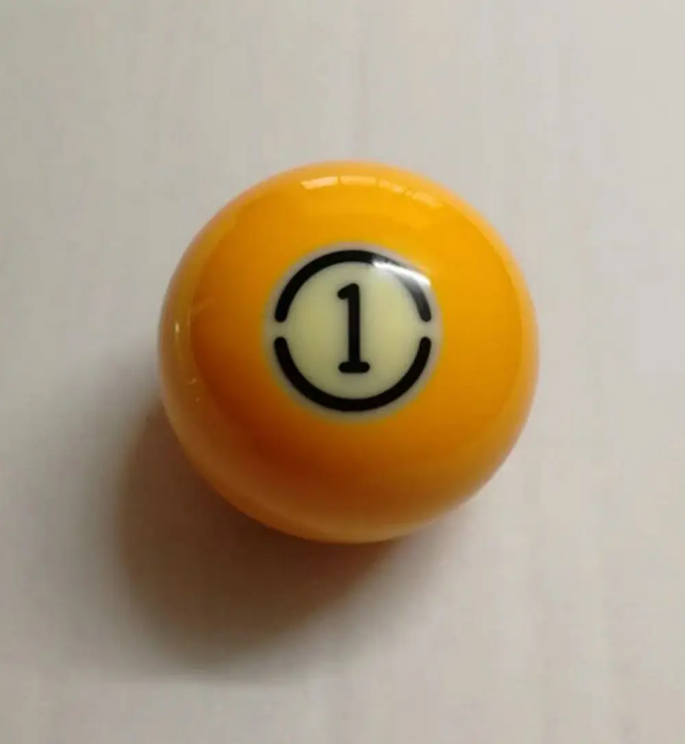 Black Kingkong TV Billiards Pool Ball Standard Size 2-1/4" Single Ball Replacement