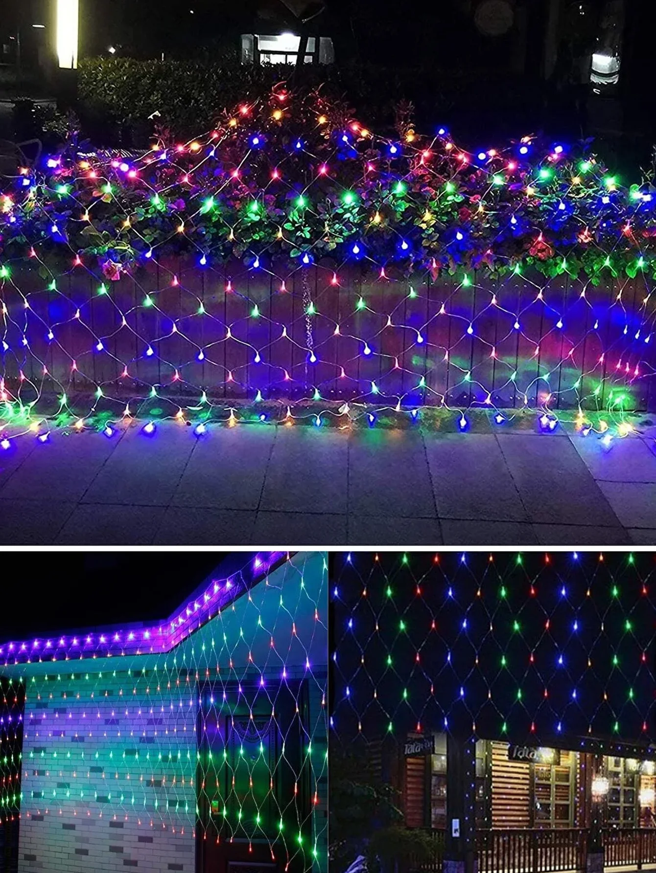Serie Malla Red Navideña De Luces De Navidad 320led 2x1.8m