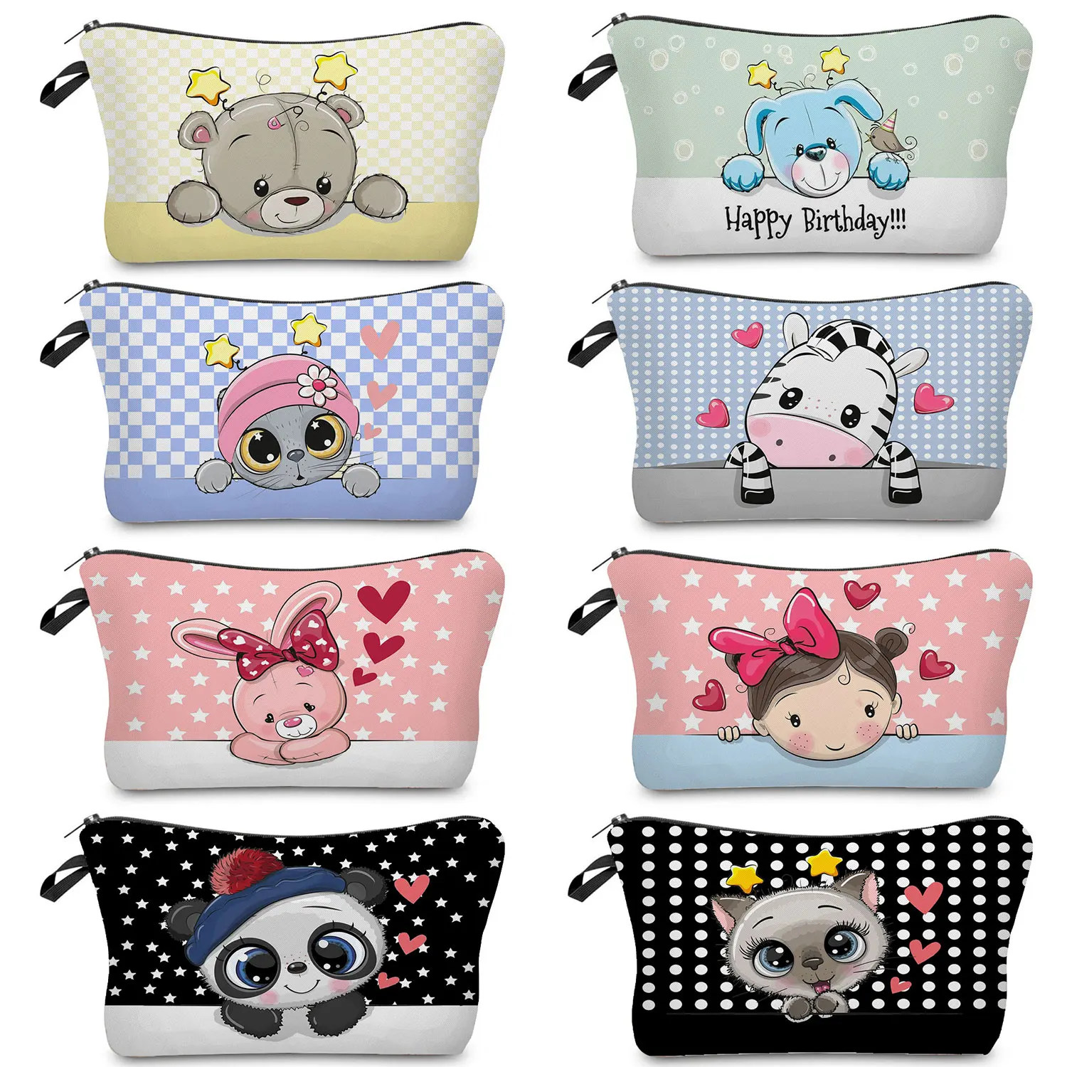 Trousse De Toilette De Voyage Mignonne De Dessin Animé Avec - Temu