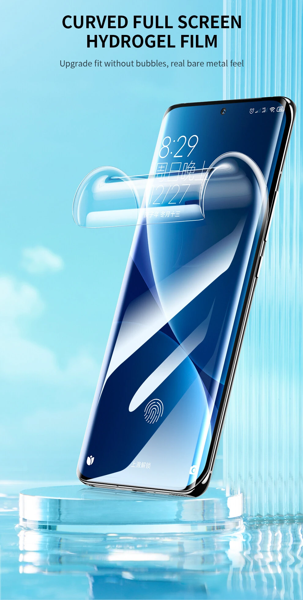 Smart devil 2/3 pcs Displays chutz folie für xiaomi 14 pro mi 12x 12pro hd gebogener Hydro gel film mit voller Abdeckung für mi 12s ultra – Detail 1