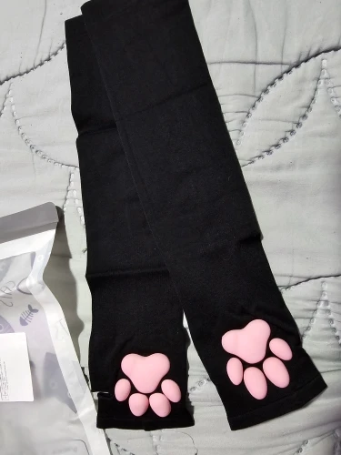 Kawaii 3D Cat Paw Sleeves photo review