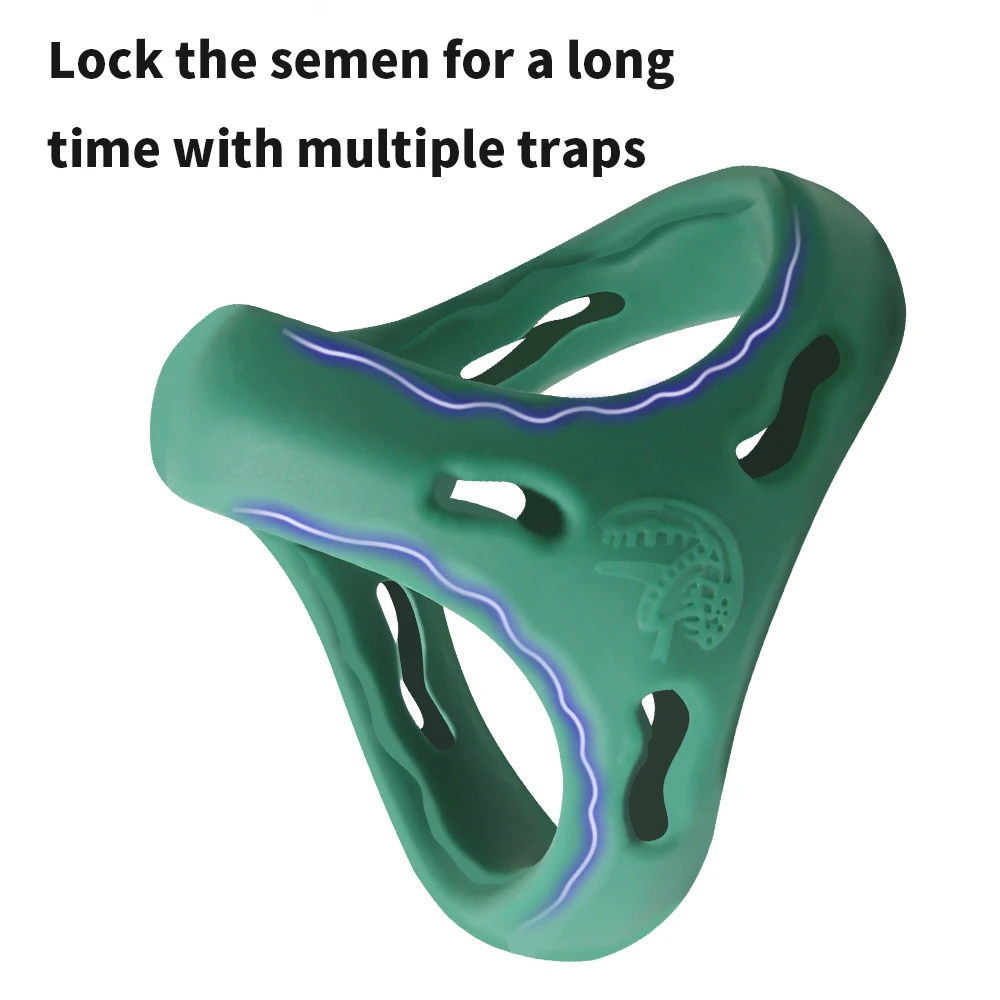 Penis Ring Male Cock Ring Delay Ejaculation Penis Lasting Erection Sex Toy Men Scrotum Testis Restraint Reusable