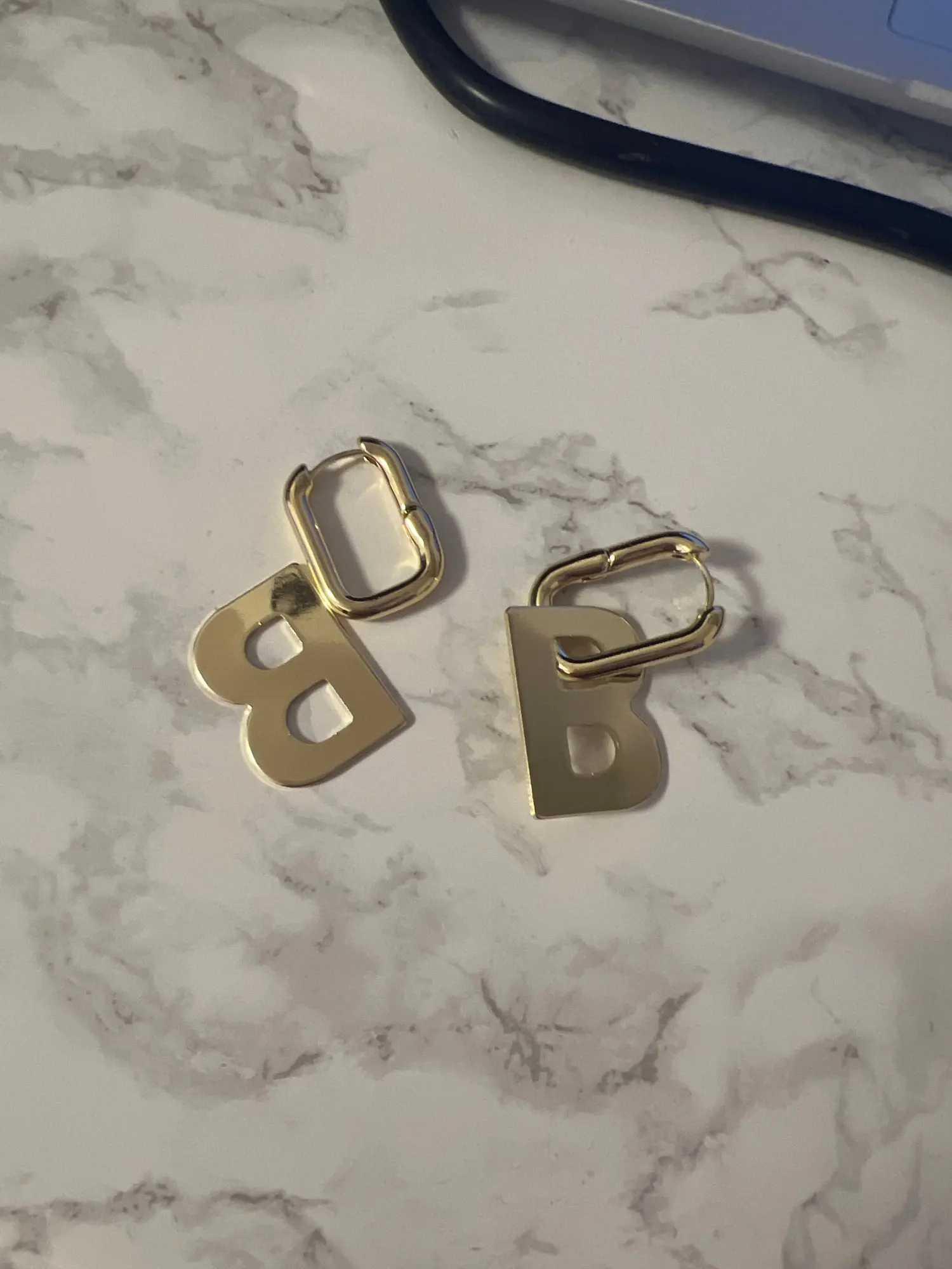 Women Letter B Drop Earrings Earrings Jewelry photo review