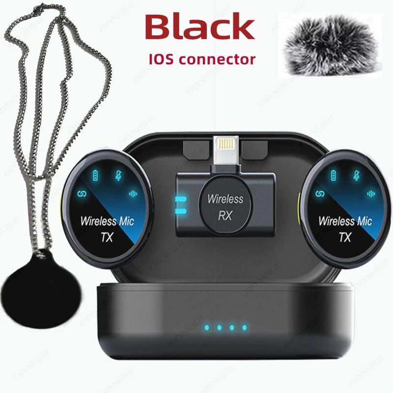 新しい磁気ワイヤレスラベリアマイクノイズキャンセリング