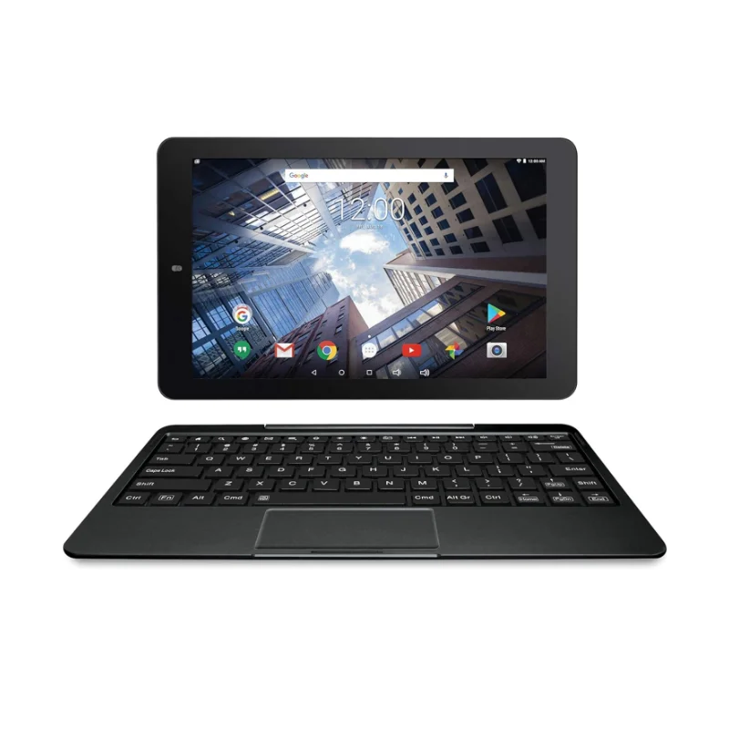 New Sales RCT6B06 10.1 INCH 2in1 Android 10 Tablet With Keyboard  2GB RAM+32GB ROM Tablets MT8167 Dual Camera WIFI Quad Core 3