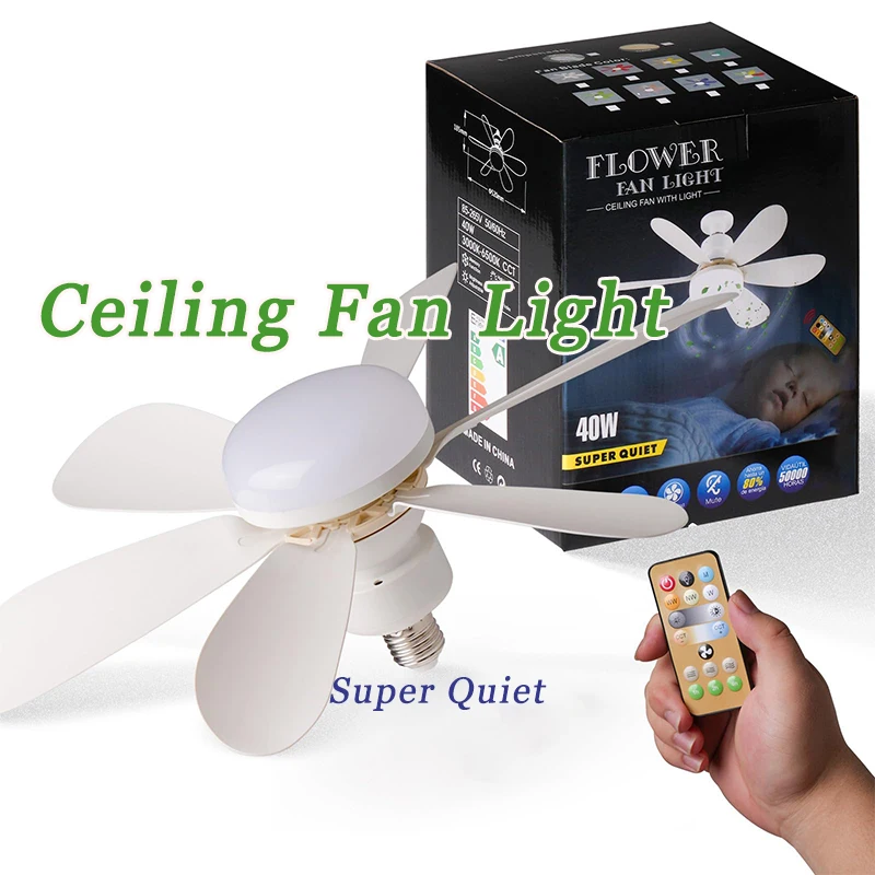 LED 30W ceiling fan light E27 remote dimming function suitable living room study home use ceiling fan led ceiling fan lights led fan light