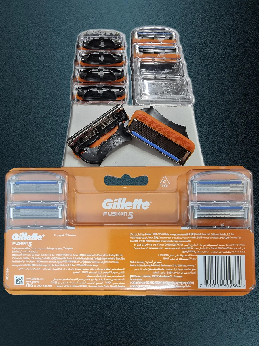 Рисунок 2 - Сменные Кассеты Fusion5 Gillette Для Мужской Бритвы