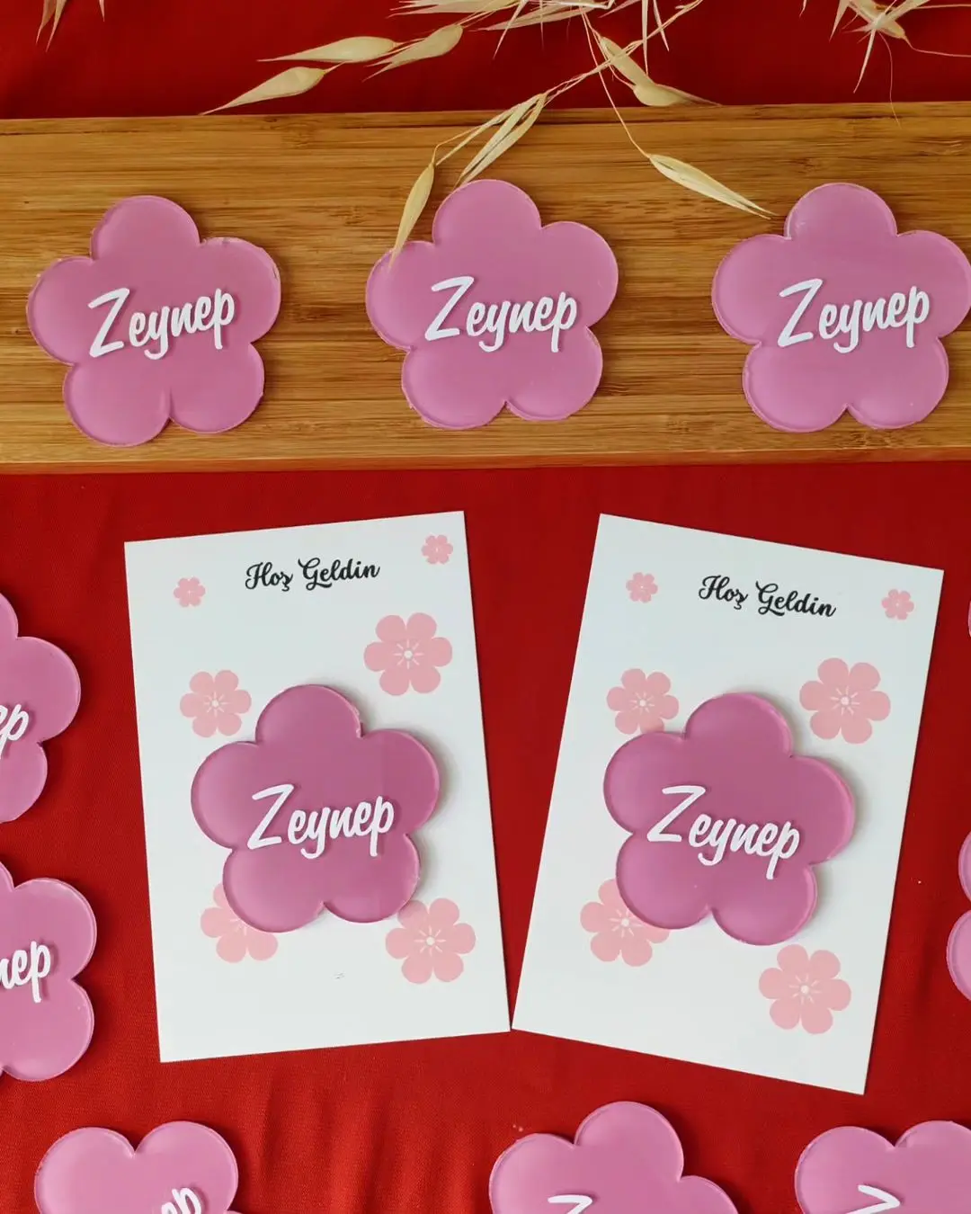 Plexiglass Magnet, 20 PCs baby girl Baby shower favor, Gift For Event, birhday, Party Favors, bapteme, bapteme