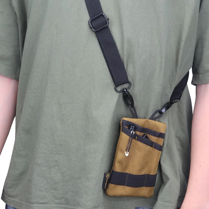 Kosibate Tactical EDC Molle Pouch Mini Wallet Card Key Belt Waist Pack...