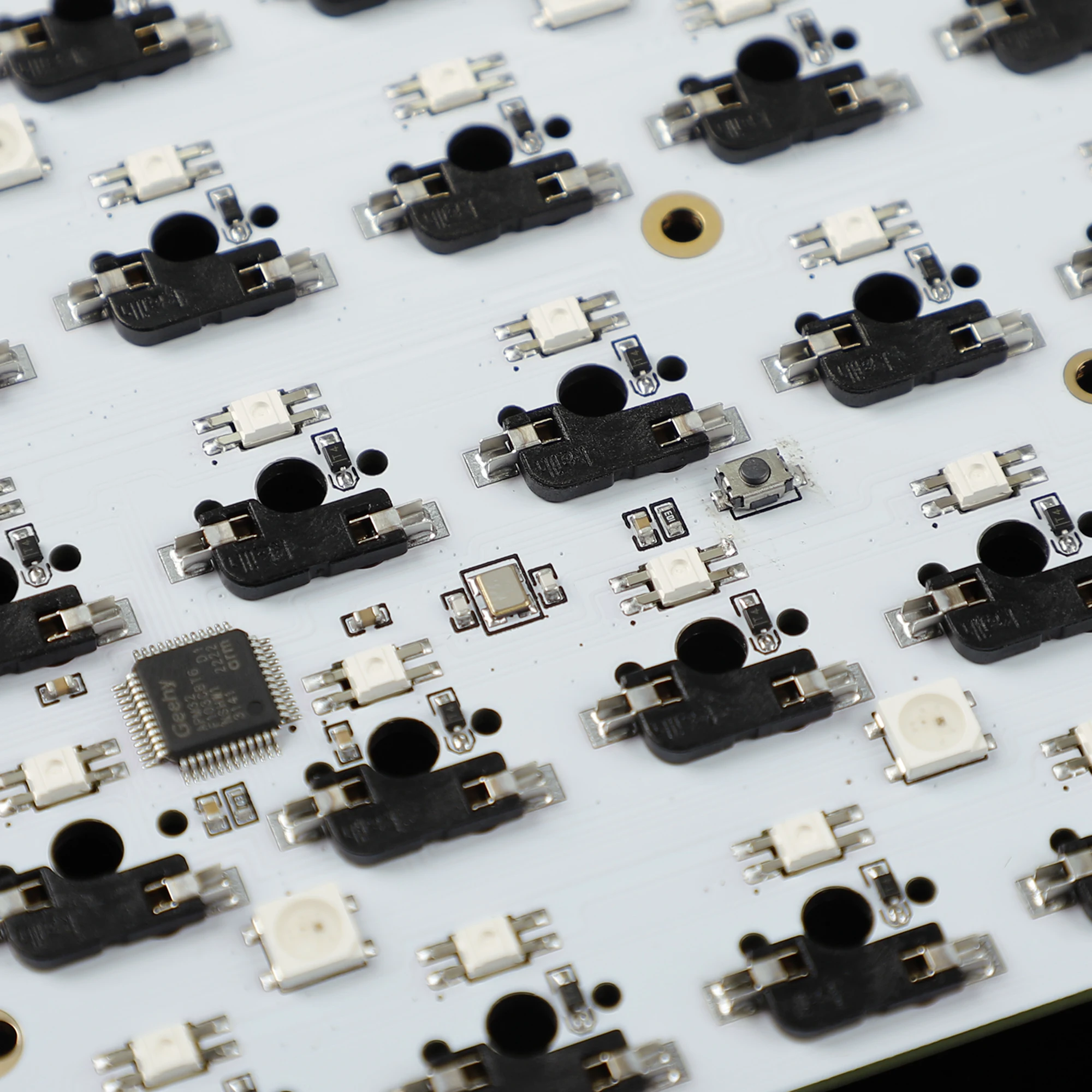 Idobao x Ymdk Id75 Rev Via Hotswap Pcb Rgb Alumínio Placa Substituição para Id75 - Imagem 6