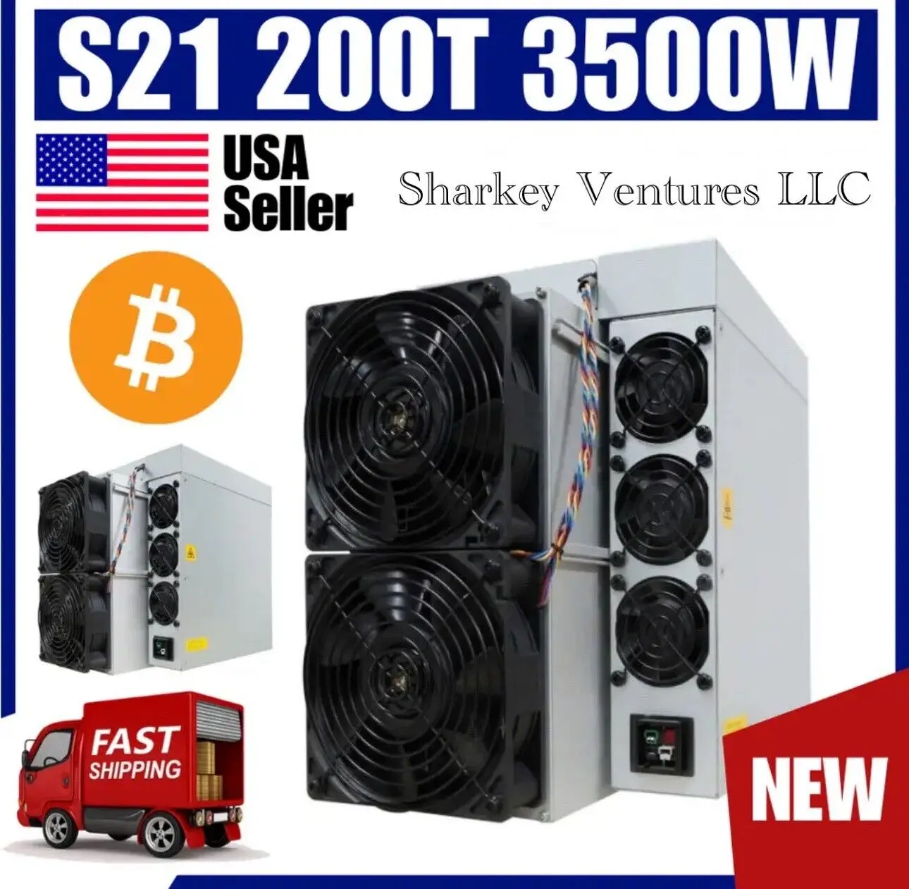 

Новинка, Биткоин Майнер Bitmain Antminer S21 188T 3290 Вт, Майнер BTC ASIC, в наличии