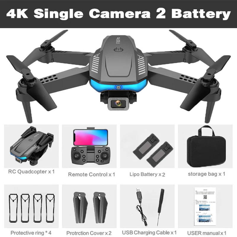 Drone 4k Profession HD Wide Angle Dual Camera Air Pressure Altitude Hold Foldable Quadcopter RC Dron Real-time Helicopter Toys scale rc helicopters RC Helicopters