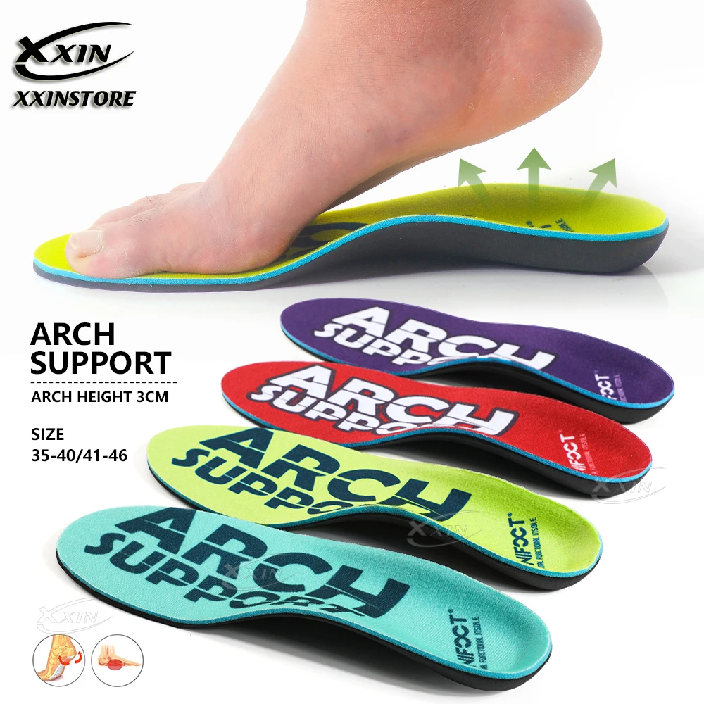 Foot Insoles Orthopedic Shoe Inserts For High Arches 【Xxin】Arch