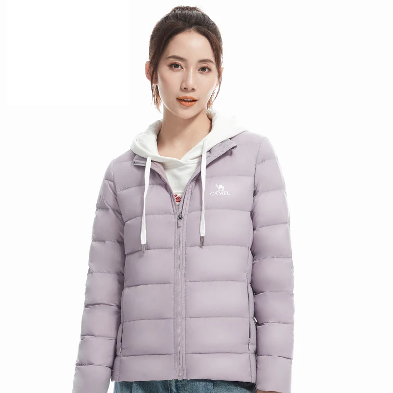 Couple Sports Down Jackets Men Women Outdoor Hiking Warmth Casual Lightweight Trekking Short Jacket for Men Coats