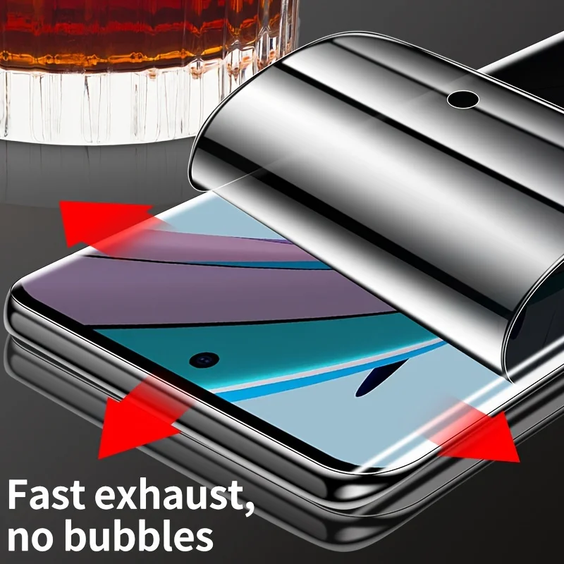 Enhanced Privacy Hydrogel Anti-Spy Screen Protector - 3 Pack