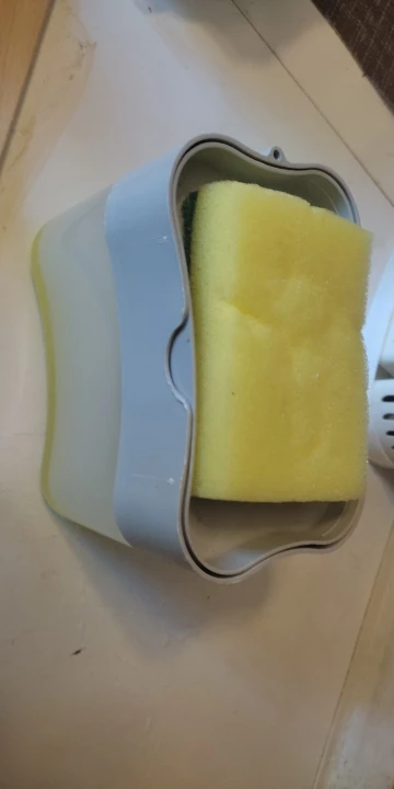 Liquid Soap Dispenser & Sponge Holder photo review
