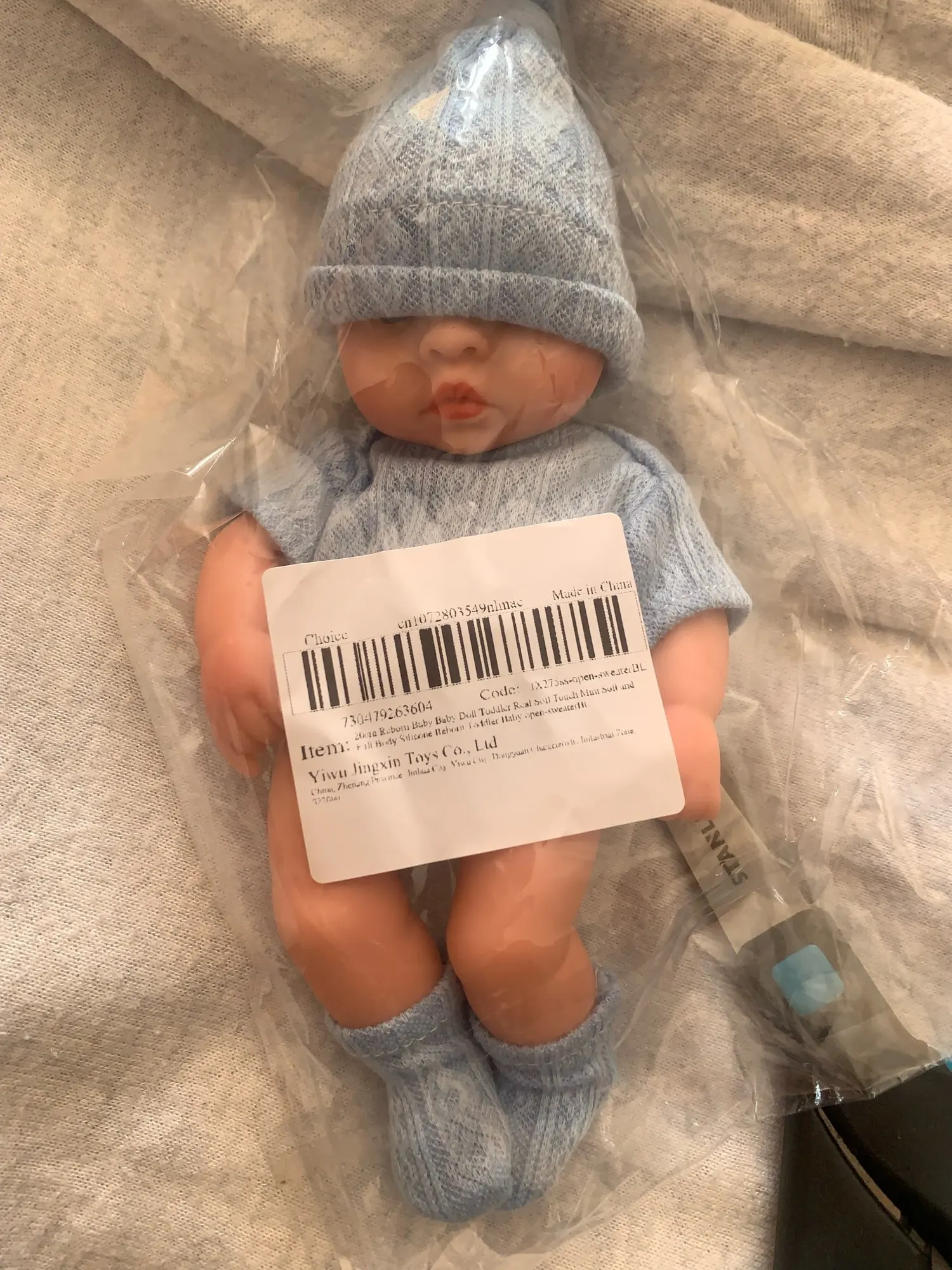 20CM Reborn Baby Doll Toddler Real Soft Touch Mini Soft and Full Body Silicone Reborn Toddler Doll lifelike Newborn Doll Toys photo review