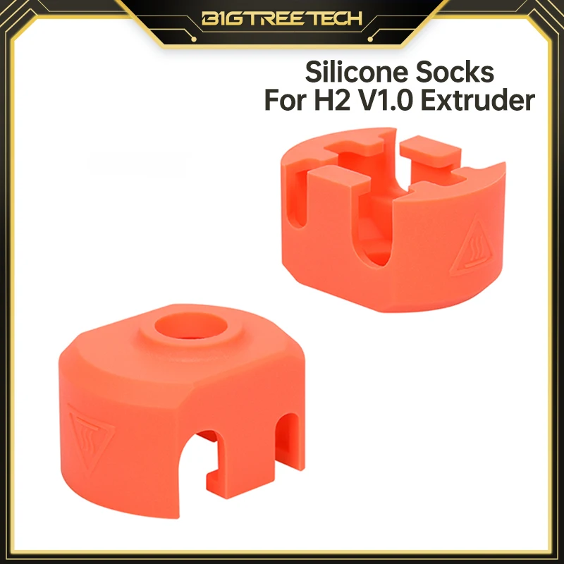 Caixa de Silicone Impressora 3d Tampa do Bloco Aquecedor Peças Acessórios Ptz Libélula Bms Hotend Biqu-h2 V1.0