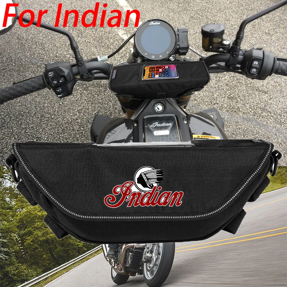 

For Indian FTR 1200 S FTR R 2023 FTR1200 Carbon / Rally Chief VINTAGE Scout Motorcycle accessory handle waterproof bag